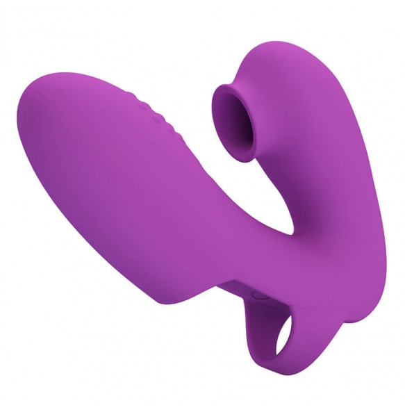 PRETTY LOVE - ATHENA Finger Suction Vibrator (Chargeable - Purple)